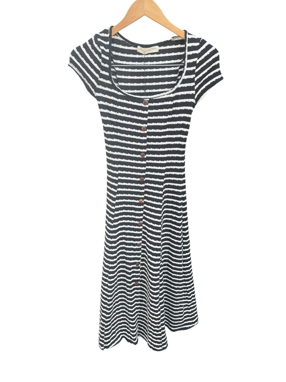 Stitch + Feather NWT Striped Midi Dress I Size: S - Picture 2 of 10